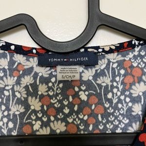 Tommy Hilfiger printed top blue, red, white